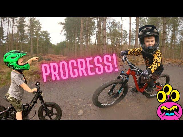 Bike riding toddler - glow up of 2 years biking progress!