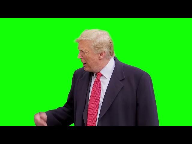 Donald Trump saying "What a Stupid Question!" meme - Green Screen