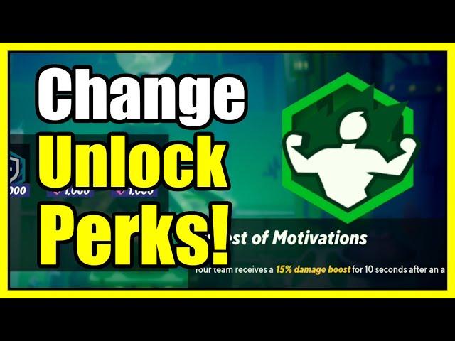 How to Change your Character PERKS & Unlock Perks in MultiVersus (Easy Tutorial)