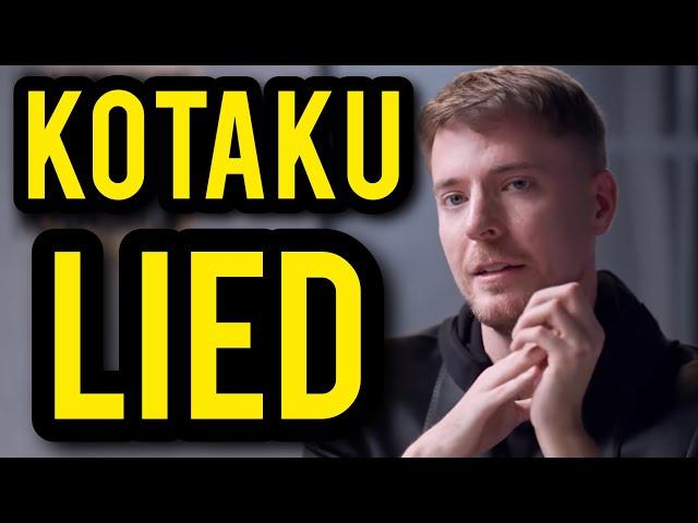 Kotaku CAUGHT LYING, Mr Beast FIGHTS BACK!