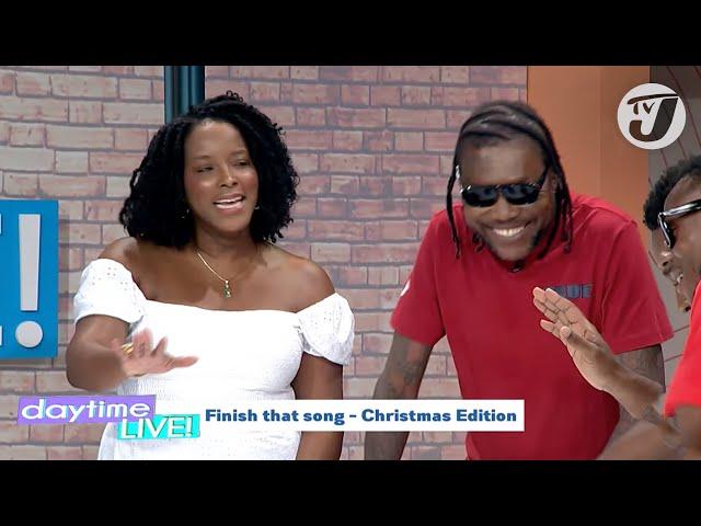 Finish This Song - Christmas Edition with Vybz Kartel | TVJ Daytime Live