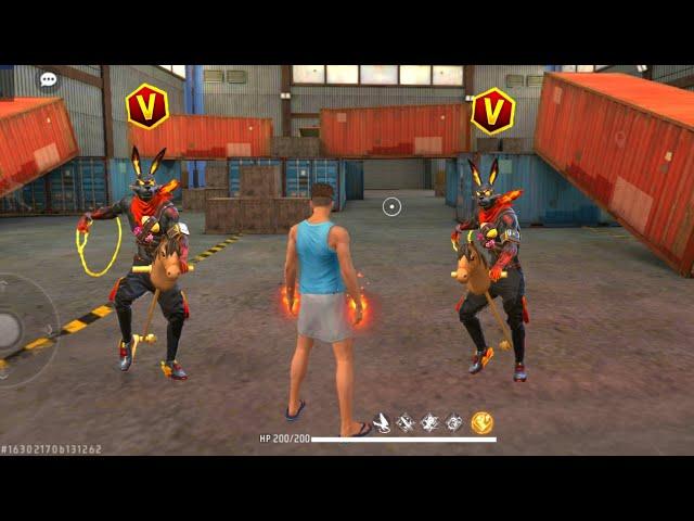 NO INTERNET PRANK  Red Bunny Bundle 999+ Prank in LONE WOLF  FREE FIRE MAX  Y GAMING