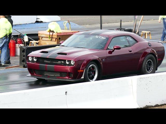 Dodge Challenger SRT Hellcat Drag Race At Pacific Raceways - Kent, WA (Near Seattle)