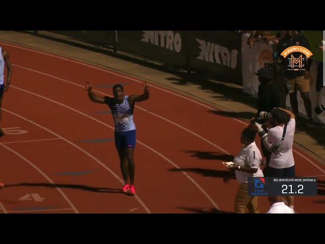 Marvin Bracy Williams vs Christian Coleman vs Oblique Seville - Ed Murphy Classic 2023 - 100M