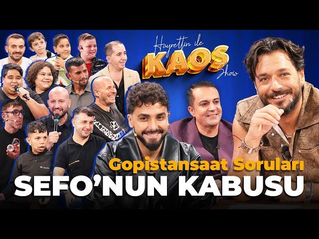 Hayrettin ile Kaos Show - 4. Bölüm | Sefo'nun Kabusu - Gopistansaat Soruları