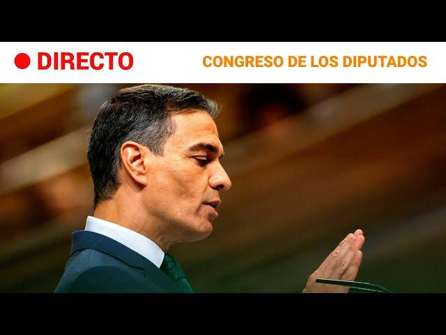 SÁNCHEZ : Presenta en el CONGRESO las MEDIDAS de REGENERACIÓN DEMOCRÁTICA | RTVE