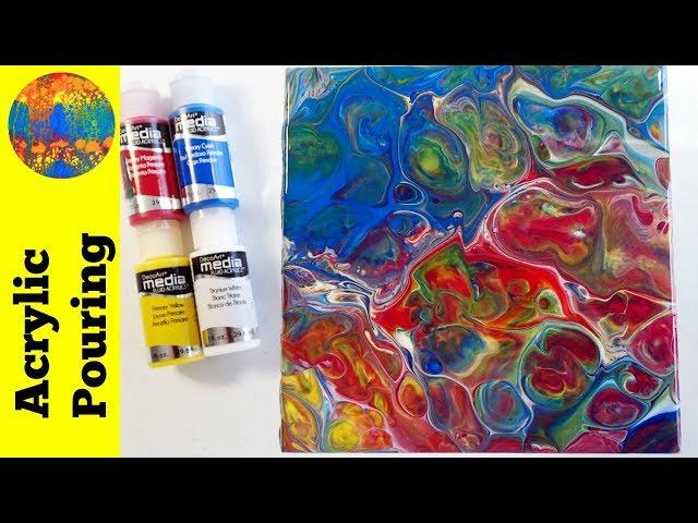 Testing DecoArt Media Fluid Acrylics for Acrylic Pouring (Review)