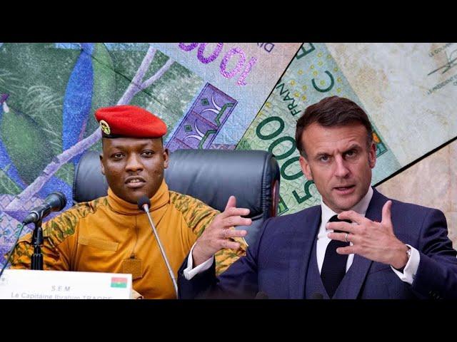 IBRAHIM TRAORÉ @TT@QUE EMMANUEL MACRON ET RETIRE LE FCFA