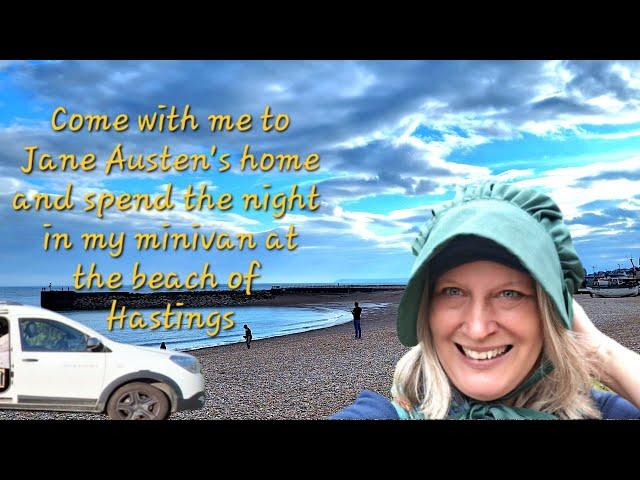 Vanlife UK: Visiting Jane Austen's home and sleeping at the coast in my minivan as a woman traveller