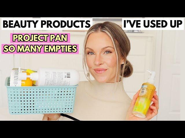 BEAUTY EMPTIES 2025 || SKINCARE, MAKEUP AND HAIRCARE PRODUCT'S I'VE USED UP - PROJECT PAN