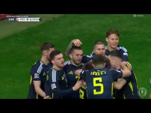 John McGinn Goal, Poland vs Scotland (0-1) Goals Results and Extended Highlights