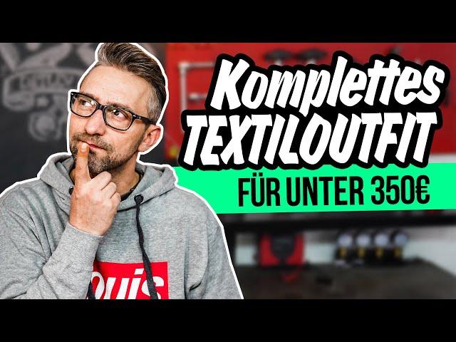 Günstiges TEXTIL-KOMPLETTSET für's Motorrad (unter 350€)