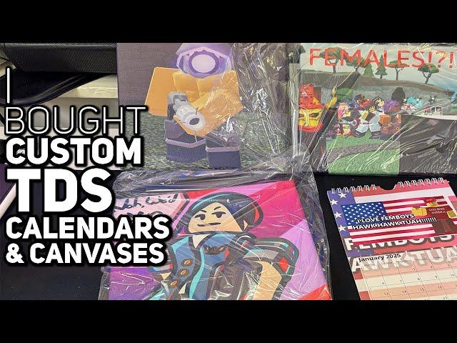 I bought CUSTOM TDS Calendars & Photo Canvases | Tower Defense Simulator