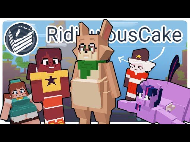 RidiculousCake in MINECRAFT !?!? (whut da...)