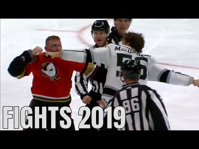 Best NHL Fights Of The First Half: 2019-2020 Season