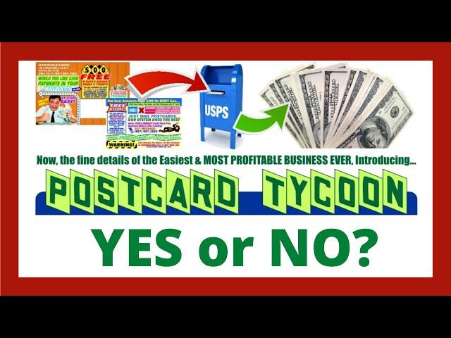 Postcard Tycoon Review - Legit System?