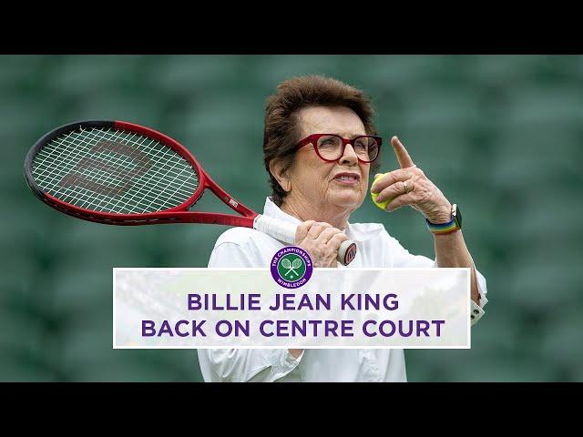 Billie Jean King | Back where she belongs | Wimbledon 2023