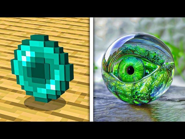 TOUT LES ITEMS de MINECRAFT deviennent ULTRA RÉALISTE !