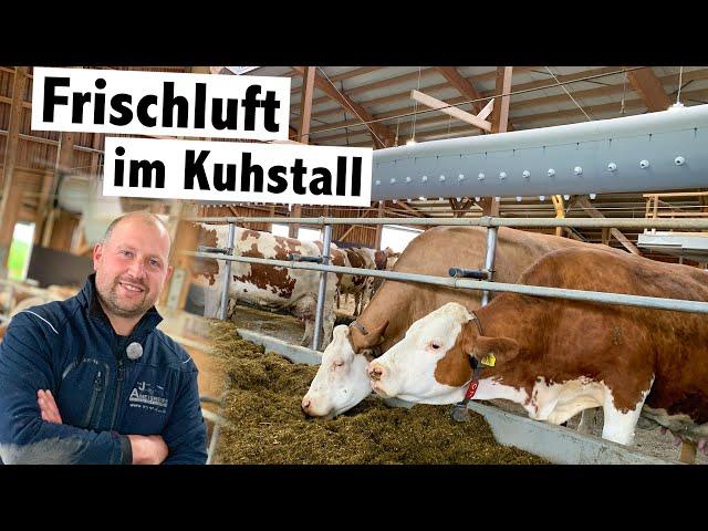 Schluss mit Hitzestress: Schlauchlüftung bringt Frischluft in den Stall | Dr. Knopf & Oswald