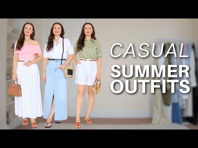 22 CASUAL & CHIC EVERYDAY SUMMER OUTFITS | SUMMER LOOKBOOK