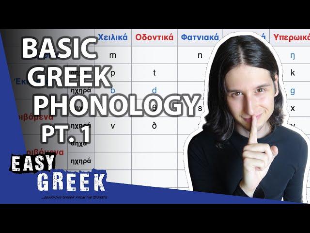 Perfect your Greek Pronunciation by Mastering Greek Phonology Part 1 | Easy Greek 226