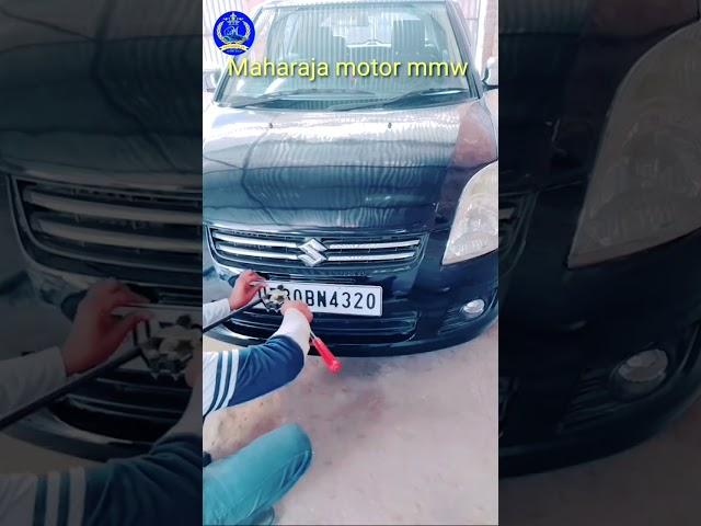 how to install hsrp number plate #Maharaja motor mmw#automechanic #shortsfeed#shorts #viral#video