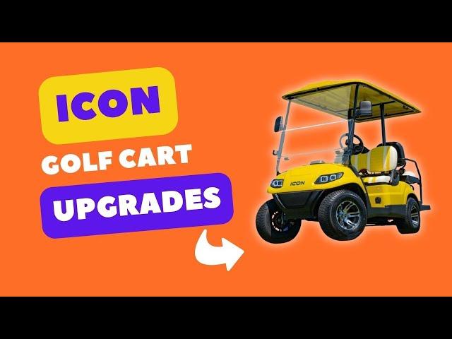 Top 5 Must-Have ICON Golf Cart Upgrades & Accessories in 2024