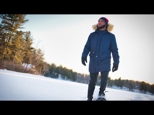 Snowshoeing at Frontenac Provincial Park