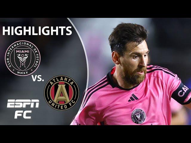 LIONEL MESSI ELIMINATED‼️ Inter Miami vs. Atlanta United | MLS Cup Playoff Highlights | ESPN FC