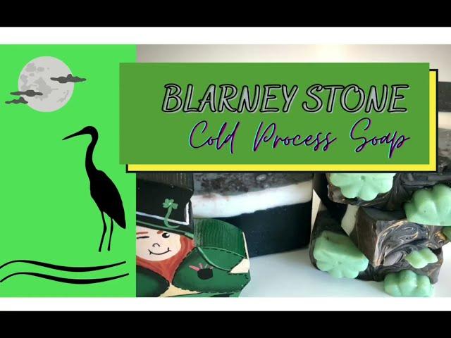 Blarney Stone.  St Patrick’s Day soap.  Melt and pour embeds from DIY melt and pour soap