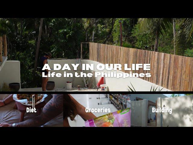 A Day in the Life in the Philippines | Errands, Grocery Haul, Cooking & Building Update!