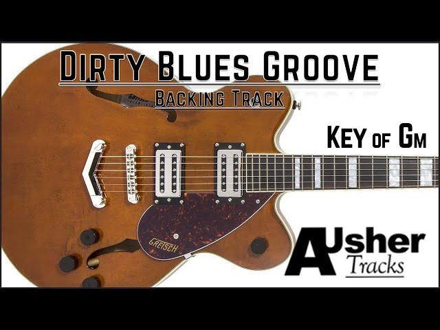 Dirty Blues Groove in G minor | Guitar Backing Track