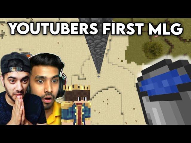 Youtubers First MLG in Minecraft