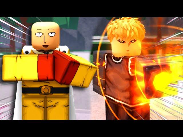 Saitama and Genos DESTROYS TOXIC Players In Duels..  | The Strongest Battlegrounds