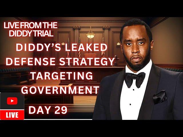 Live From Diddy Trial: DIDDY’S LEAKED Defense Strategy. Blaming Gov Corruption, Inside Information.
