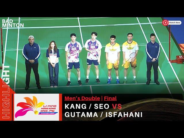 FINALS - Kang Min Hyuk/Seo Seung Jae vs Karyaman Gutama/Pahlevi Isfahani | Hong Kong Open 2024