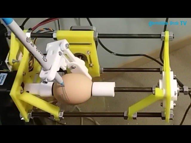 EggBot - ein Roboter, der Eier bemalt