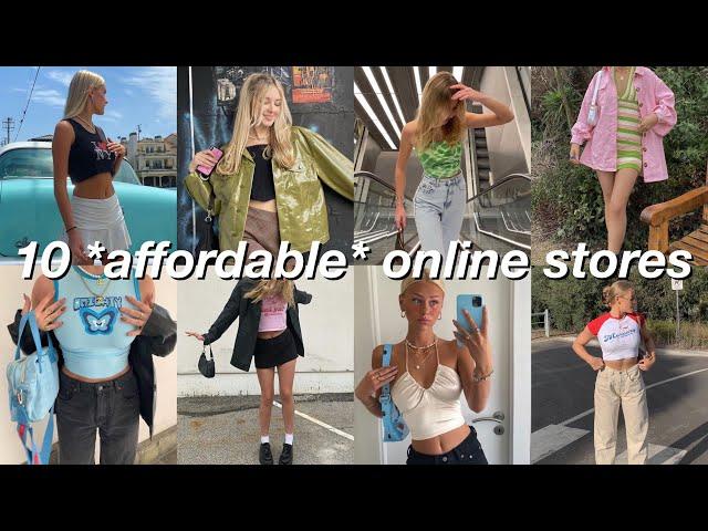 10 online stores to find AFFORDABLE *trendy* clothing/ best places to shop online for trendy clothes