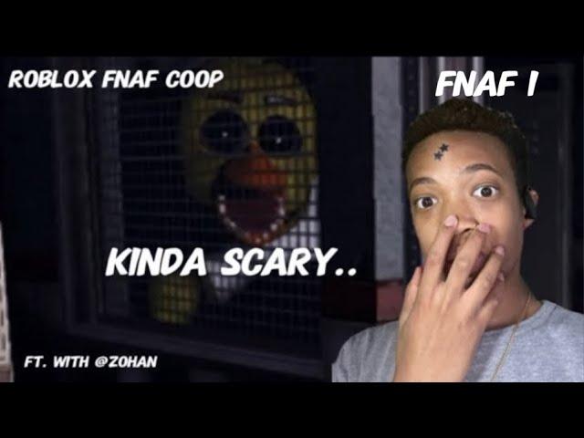 THIS WAS REALISTIC AND SCARY! (Roblox FNAF coop) FNAF 1, Ft. with @ZOHAN