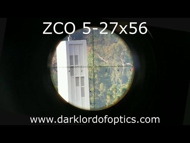 DLO Reviews: High End Tactical, Part 6: Reticle videos, 56mm scopes