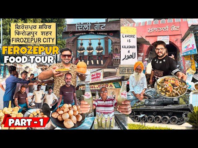 Punjab Tour Ep - 25 | Ferozepur Street Food | Punjab Famous Food | Punjab Street Food