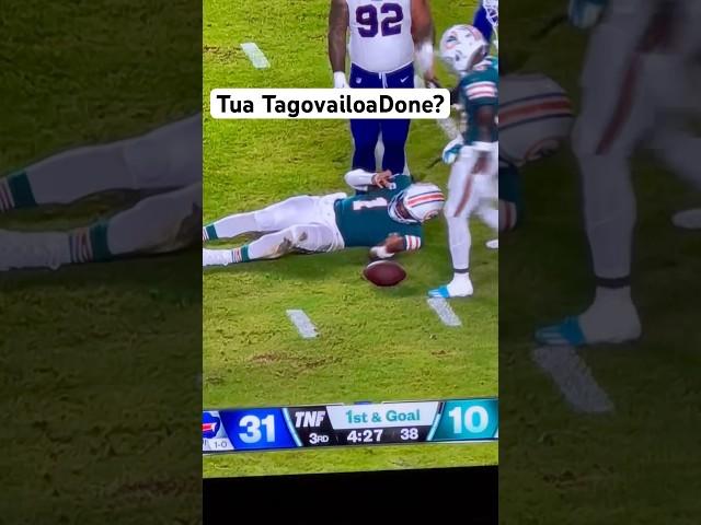 Tua Tagovailoa HEAD INJURY NFL DOLPHINS BILLS THURSDAY NIGHT FOOTBALL 9/12/24