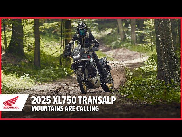 New 2025 XL750 Transalp: Mountains are Calling | Adventure Motorcycle | Honda