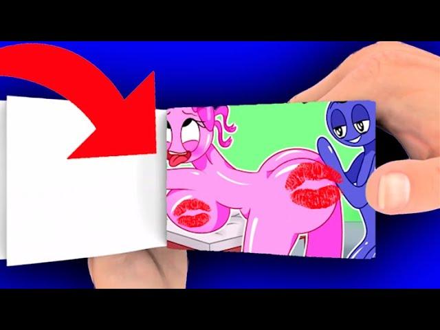 Rainbow Friends, Love Girl Pink | Roblox animation - Love Story | FLIPBOOK