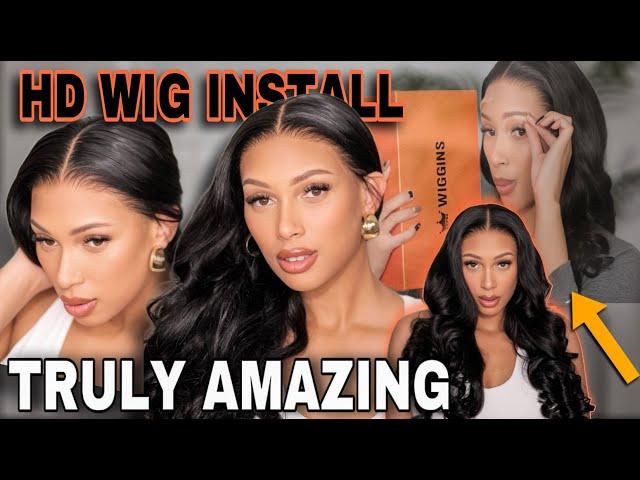 WOW! This Wig Has Me !! HD Frontal Lace Wig Install -WigginsHair