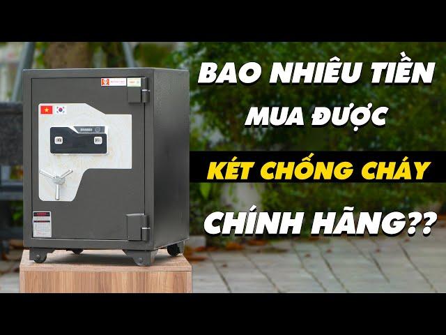 Bao nhiêu tiền mua được két sắt Việt Tiệp siêu cường chống cháy chính hãng?