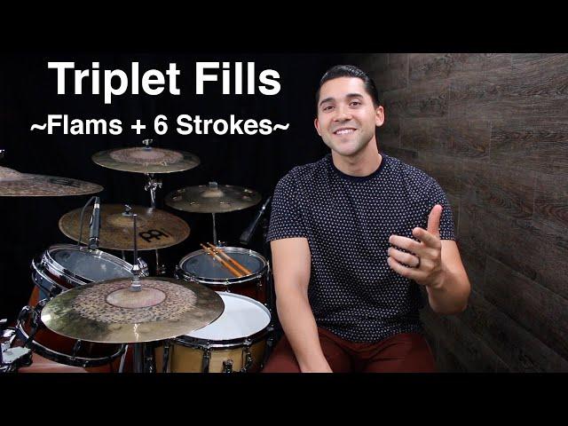 Triplet Fills With Flams & 6 Strokes- Fill Development Lesson with Eric Fisher