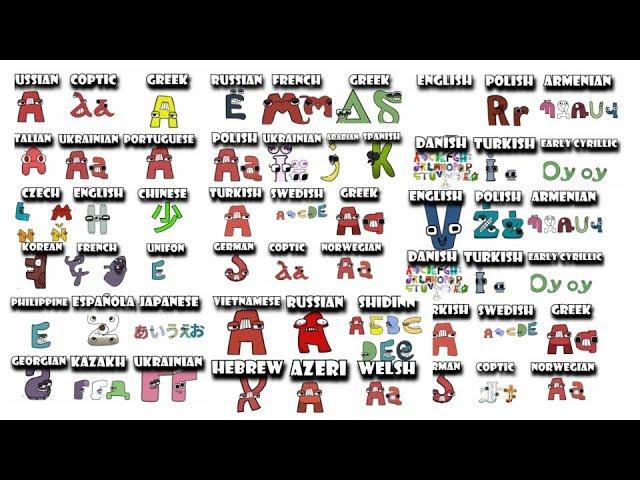 This Full Alphabet lore songs but it's different ways to say Alphabets! (Full Version)