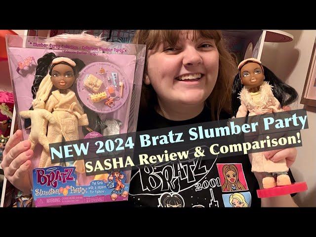 NEW 2024 Bratz Slumber Party Sasha Re-Release Doll Review & Comparison