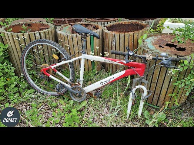 Abandoned rusty bicycle, how to restore it?